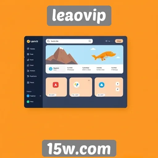 Navegação e interface do leaovip para novos usuários