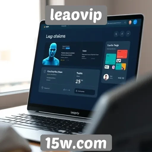 Interface do usuário do leaovip em avaliação