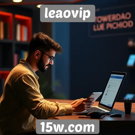 Experiência de usuário no site leaovip